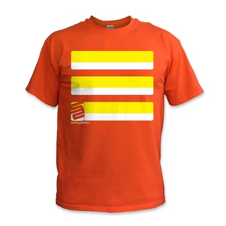 SAFETYSHIRTZ Basic High Visibility Tee, Orange, XL 01010101XL